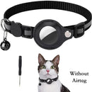 Reflective Cat Collar with AirTag Holder and Bell