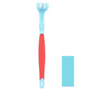 3-Sided Pet Toothbrush for Dogs and Cats Oral Care