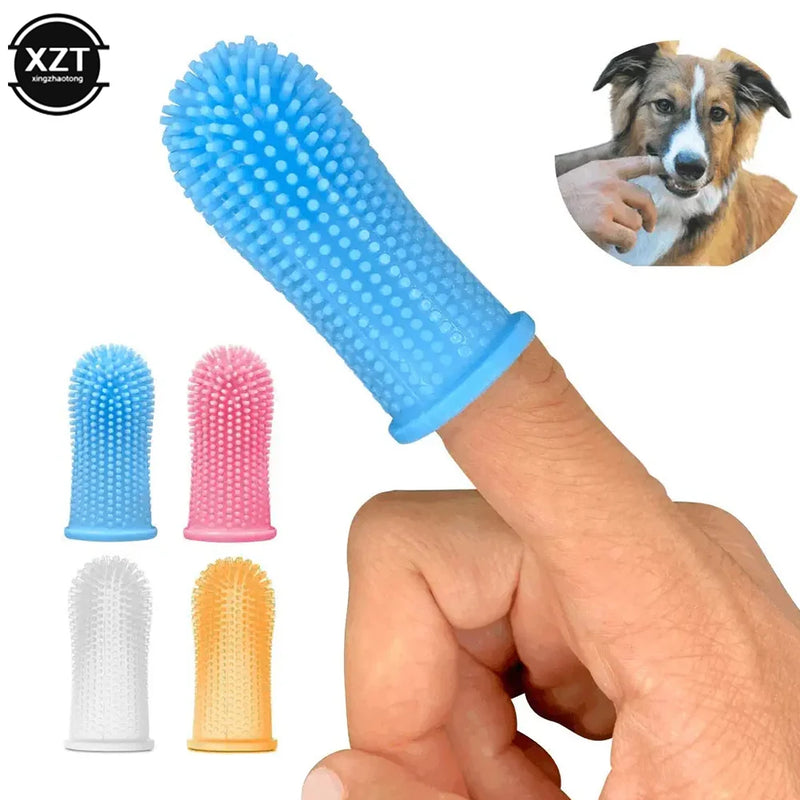 Super Soft Dog & Cat Finger Toothbrush – Safe Non-Toxic Dental Cleaning Tool