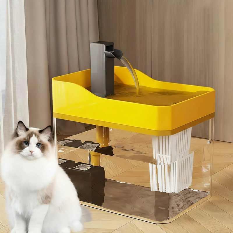 Automatic Cat Water Fountain – Silent Pump & Filter Bowl